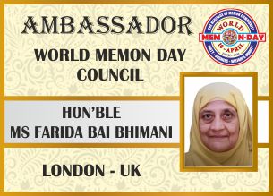 FARIDA BAI BHIMANI - LONDON UK